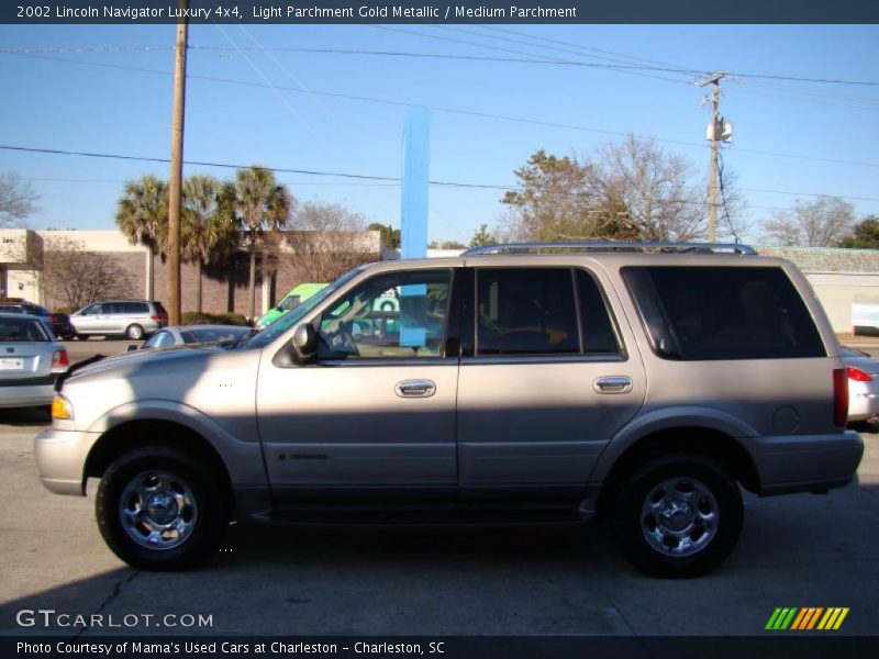 Light Parchment Gold Metallic / Medium Parchment 2002 Lincoln Navigator Luxury 4x4