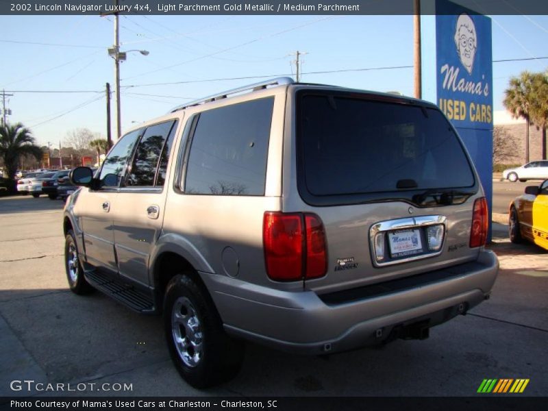 Light Parchment Gold Metallic / Medium Parchment 2002 Lincoln Navigator Luxury 4x4