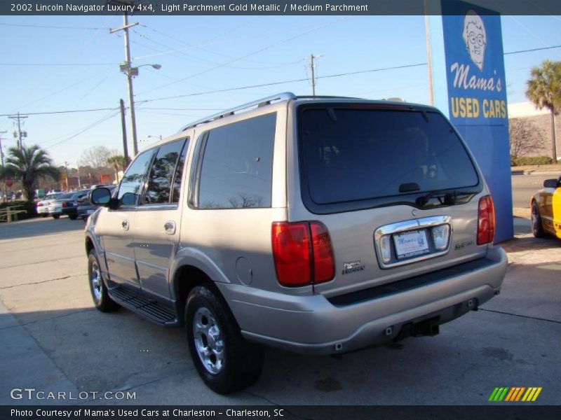 Light Parchment Gold Metallic / Medium Parchment 2002 Lincoln Navigator Luxury 4x4