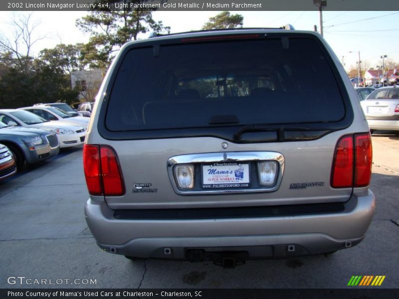 Light Parchment Gold Metallic / Medium Parchment 2002 Lincoln Navigator Luxury 4x4