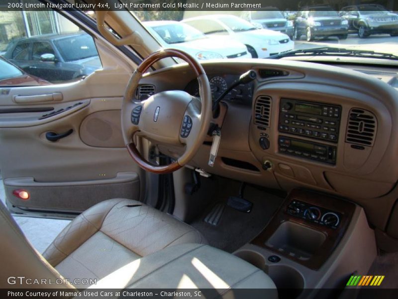 Light Parchment Gold Metallic / Medium Parchment 2002 Lincoln Navigator Luxury 4x4