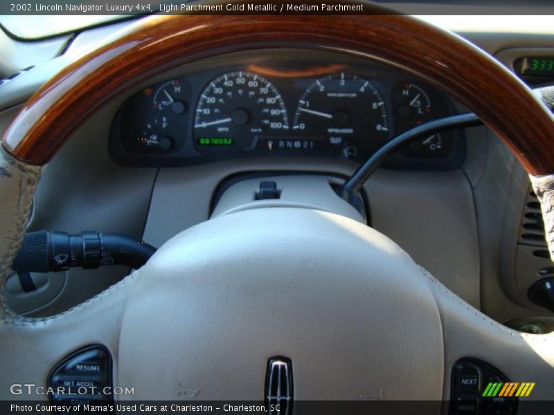 Light Parchment Gold Metallic / Medium Parchment 2002 Lincoln Navigator Luxury 4x4