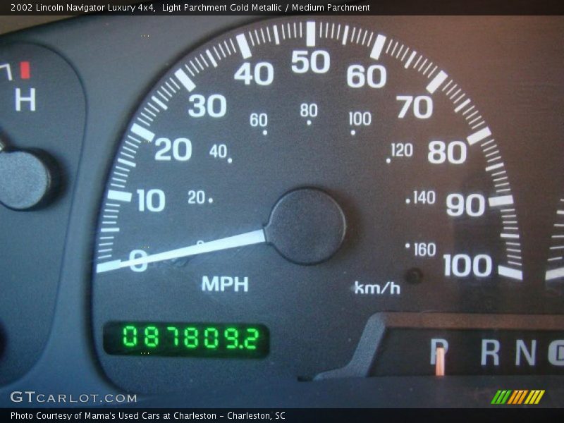 Light Parchment Gold Metallic / Medium Parchment 2002 Lincoln Navigator Luxury 4x4