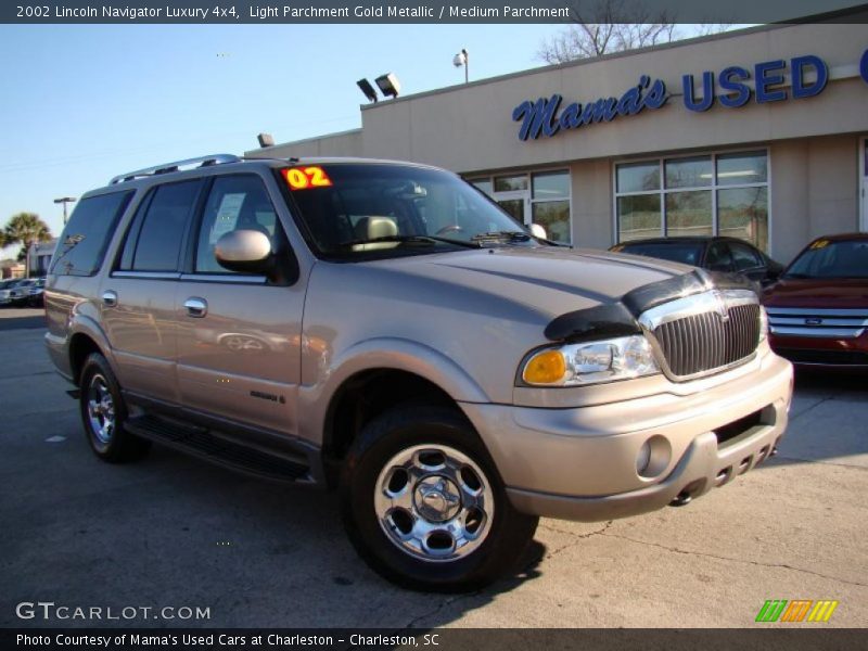 Light Parchment Gold Metallic / Medium Parchment 2002 Lincoln Navigator Luxury 4x4