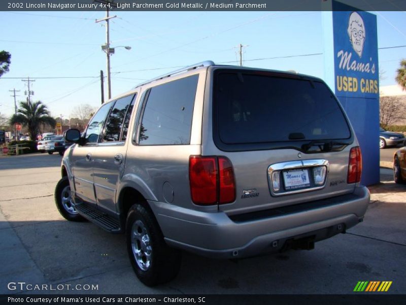 Light Parchment Gold Metallic / Medium Parchment 2002 Lincoln Navigator Luxury 4x4