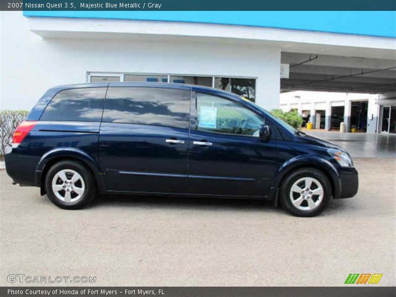 Majestic Blue Metallic / Gray 2007 Nissan Quest 3.5