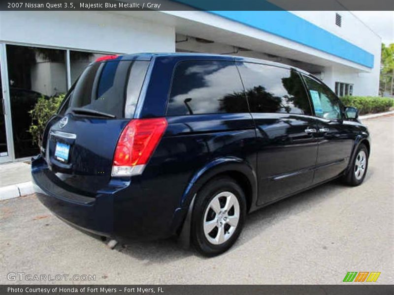Majestic Blue Metallic / Gray 2007 Nissan Quest 3.5