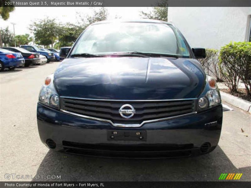 Majestic Blue Metallic / Gray 2007 Nissan Quest 3.5