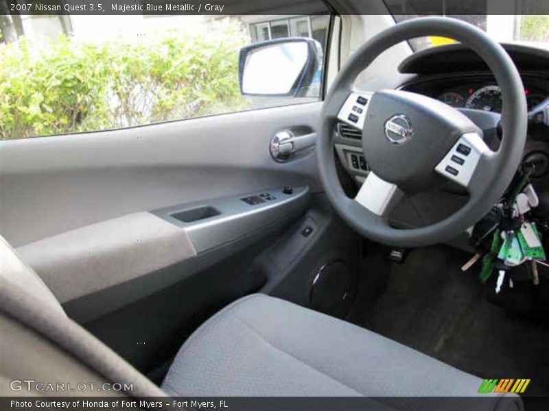 Majestic Blue Metallic / Gray 2007 Nissan Quest 3.5