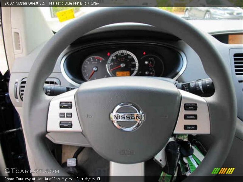 Majestic Blue Metallic / Gray 2007 Nissan Quest 3.5