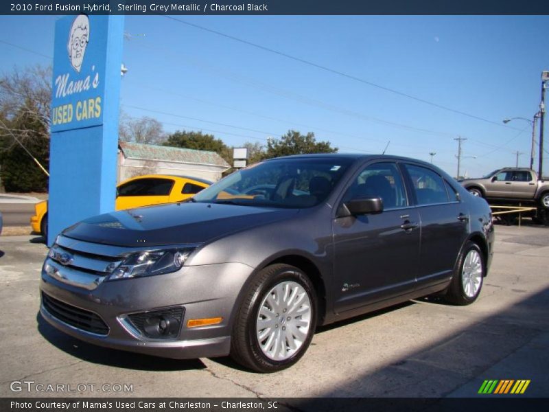Sterling Grey Metallic / Charcoal Black 2010 Ford Fusion Hybrid