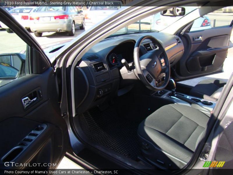 Sterling Grey Metallic / Charcoal Black 2010 Ford Fusion Hybrid