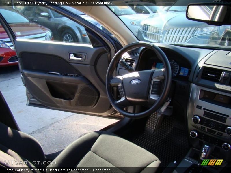Sterling Grey Metallic / Charcoal Black 2010 Ford Fusion Hybrid
