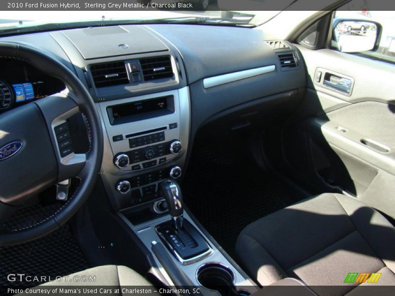 Sterling Grey Metallic / Charcoal Black 2010 Ford Fusion Hybrid