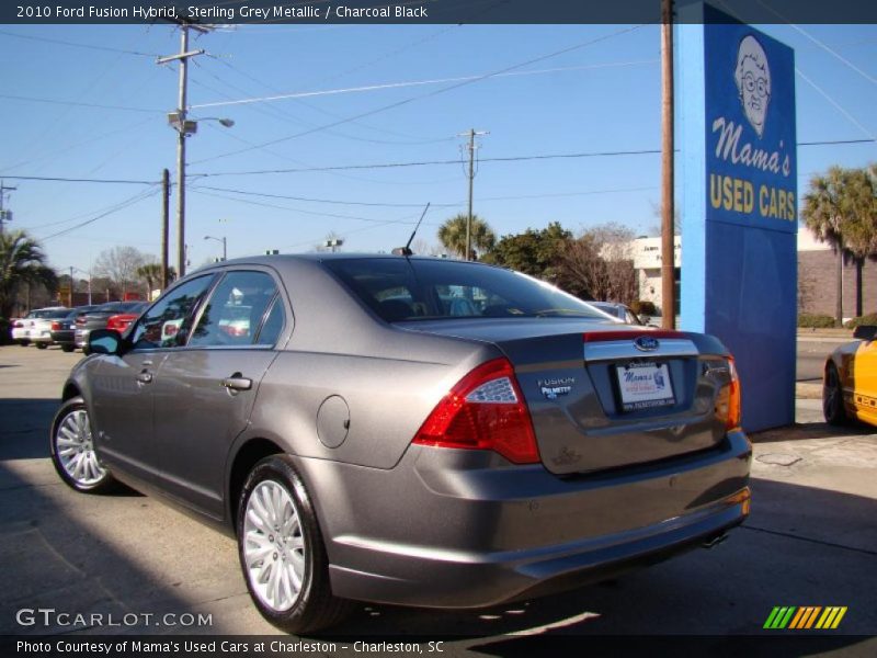 Sterling Grey Metallic / Charcoal Black 2010 Ford Fusion Hybrid
