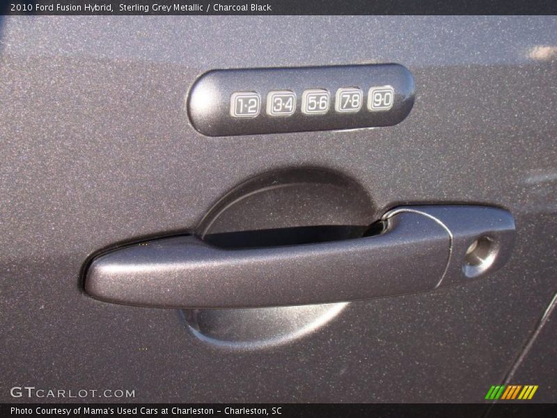 Sterling Grey Metallic / Charcoal Black 2010 Ford Fusion Hybrid