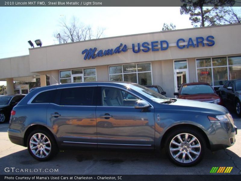 Steel Blue Metallic / Light Stone 2010 Lincoln MKT FWD