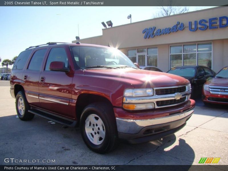 Sport Red Metallic / Tan/Neutral 2005 Chevrolet Tahoe LT