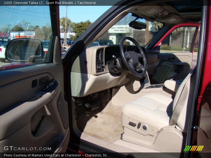 Sport Red Metallic / Tan/Neutral 2005 Chevrolet Tahoe LT
