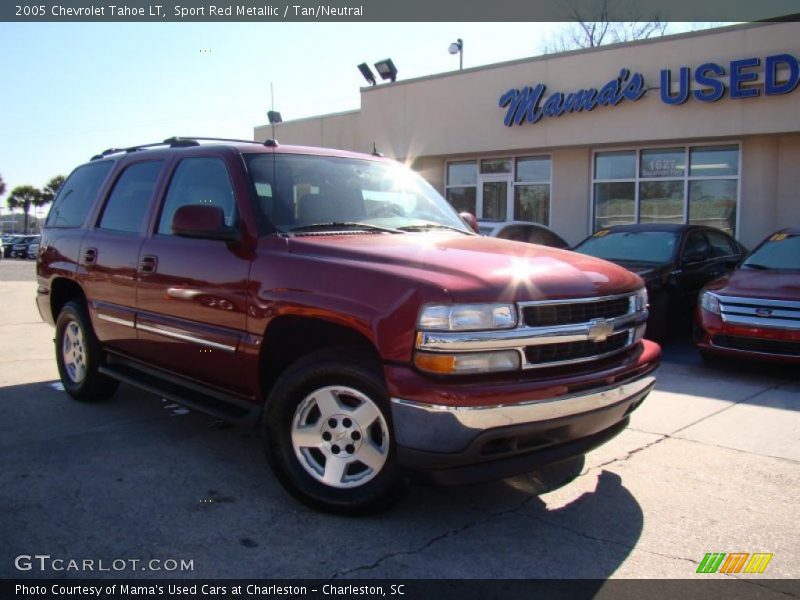 Sport Red Metallic / Tan/Neutral 2005 Chevrolet Tahoe LT