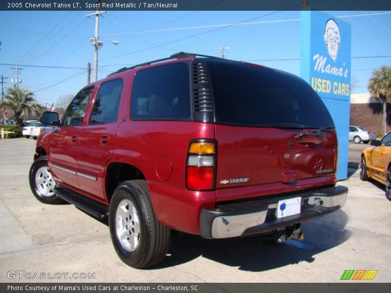 Sport Red Metallic / Tan/Neutral 2005 Chevrolet Tahoe LT