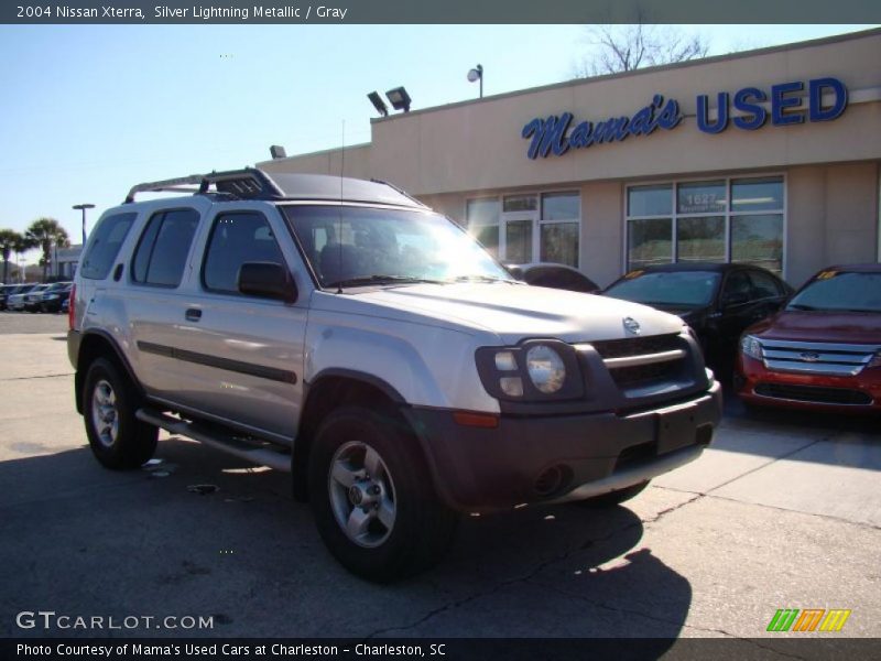 Silver Lightning Metallic / Gray 2004 Nissan Xterra