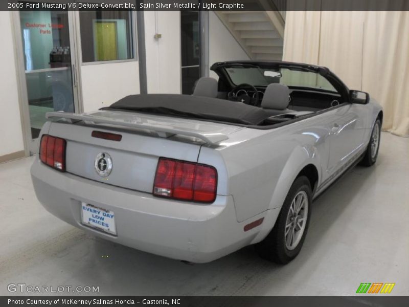 Satin Silver Metallic / Light Graphite 2005 Ford Mustang V6 Deluxe Convertible