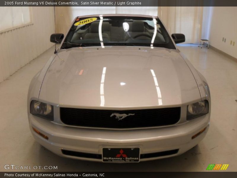 Satin Silver Metallic / Light Graphite 2005 Ford Mustang V6 Deluxe Convertible