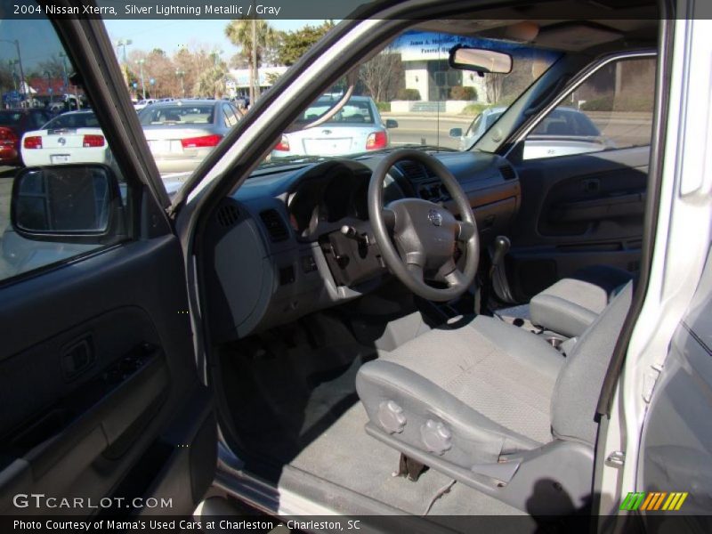 Silver Lightning Metallic / Gray 2004 Nissan Xterra