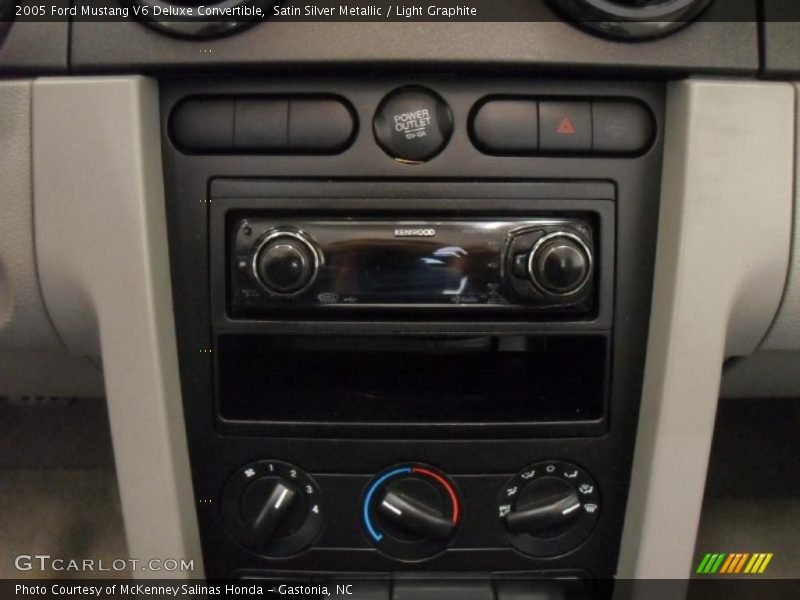 Controls of 2005 Mustang V6 Deluxe Convertible