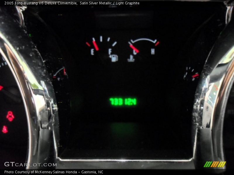 Satin Silver Metallic / Light Graphite 2005 Ford Mustang V6 Deluxe Convertible