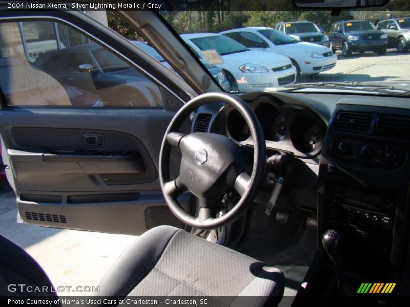 Silver Lightning Metallic / Gray 2004 Nissan Xterra