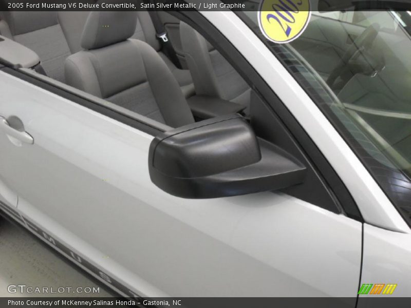 Satin Silver Metallic / Light Graphite 2005 Ford Mustang V6 Deluxe Convertible