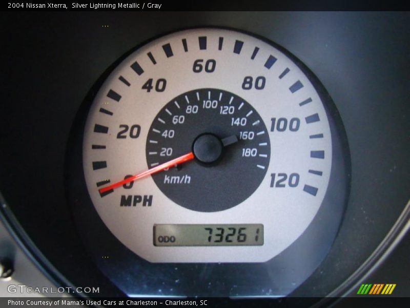 Silver Lightning Metallic / Gray 2004 Nissan Xterra