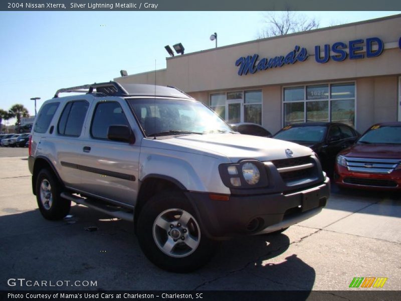 Silver Lightning Metallic / Gray 2004 Nissan Xterra