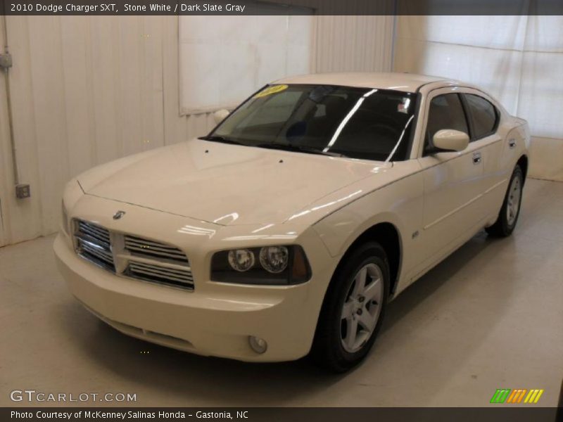 Stone White / Dark Slate Gray 2010 Dodge Charger SXT