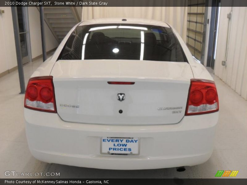 Stone White / Dark Slate Gray 2010 Dodge Charger SXT