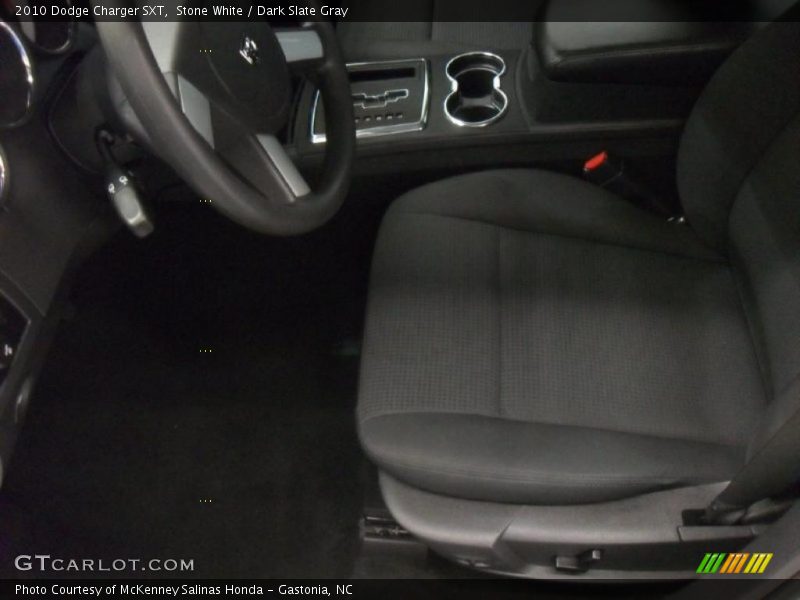 Stone White / Dark Slate Gray 2010 Dodge Charger SXT