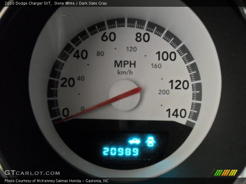 Stone White / Dark Slate Gray 2010 Dodge Charger SXT