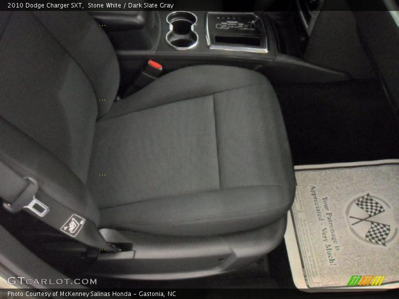 Stone White / Dark Slate Gray 2010 Dodge Charger SXT
