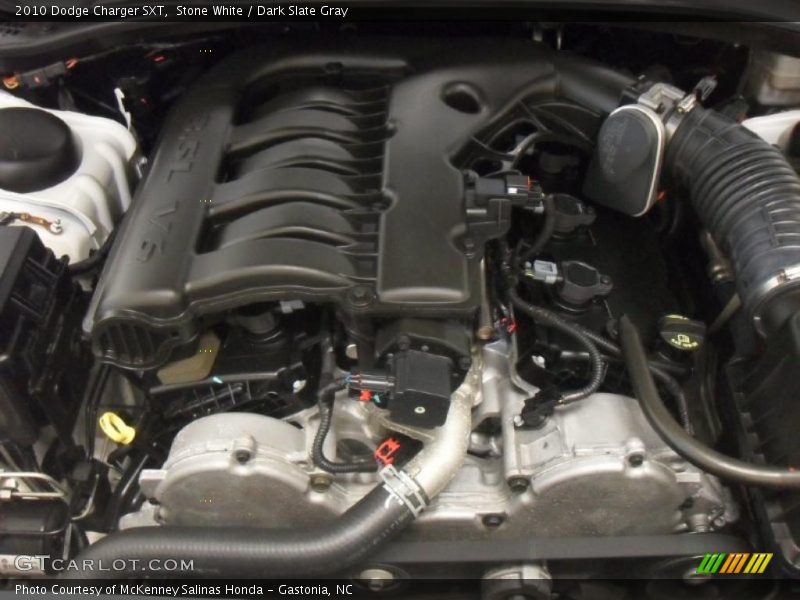 Stone White / Dark Slate Gray 2010 Dodge Charger SXT