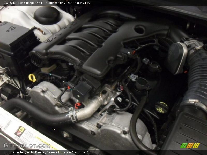 Stone White / Dark Slate Gray 2010 Dodge Charger SXT