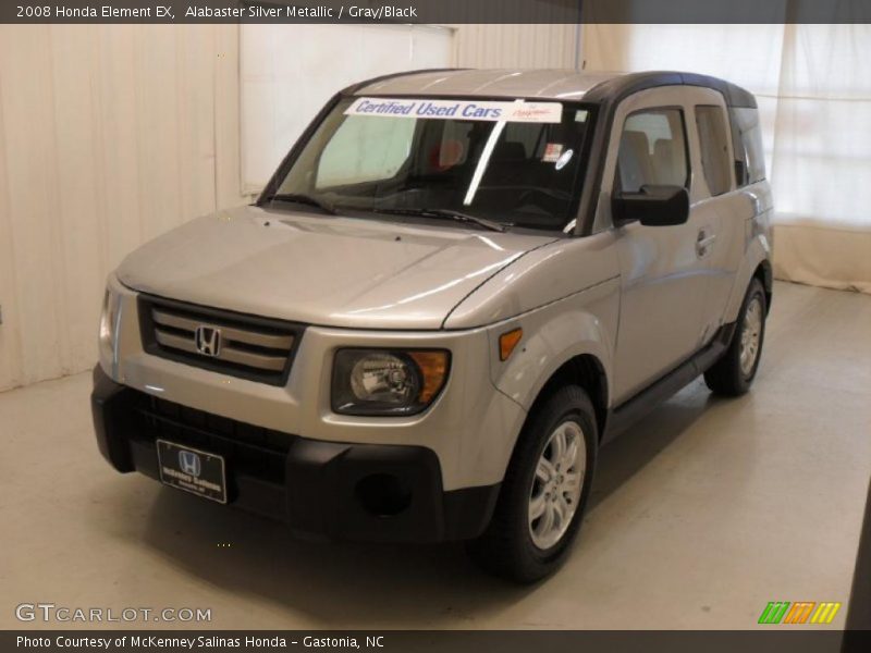 Alabaster Silver Metallic / Gray/Black 2008 Honda Element EX