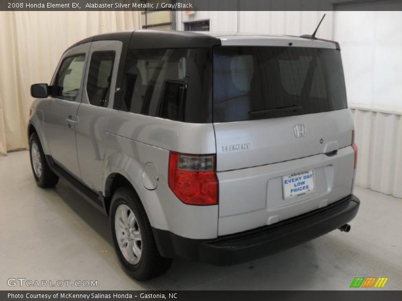 Alabaster Silver Metallic / Gray/Black 2008 Honda Element EX