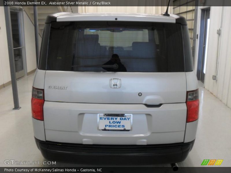 Alabaster Silver Metallic / Gray/Black 2008 Honda Element EX