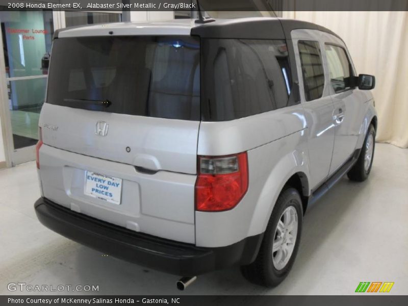 Alabaster Silver Metallic / Gray/Black 2008 Honda Element EX
