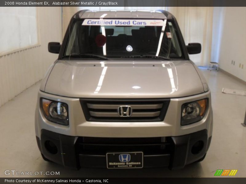 Alabaster Silver Metallic / Gray/Black 2008 Honda Element EX