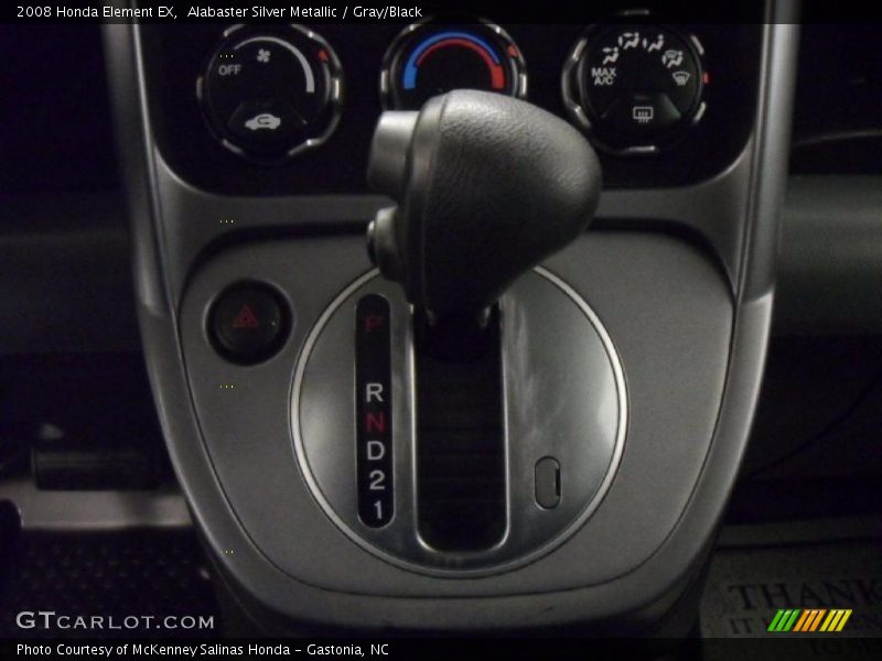 Alabaster Silver Metallic / Gray/Black 2008 Honda Element EX