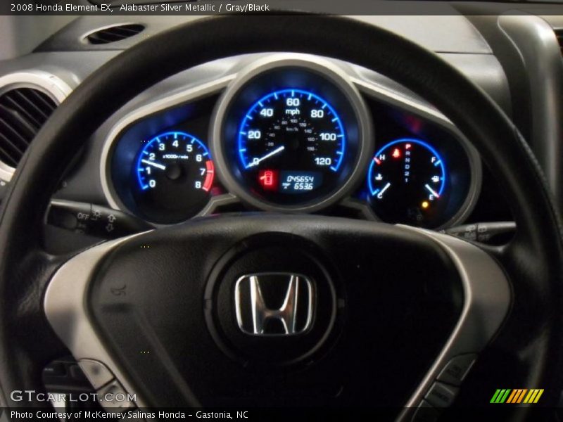 Alabaster Silver Metallic / Gray/Black 2008 Honda Element EX