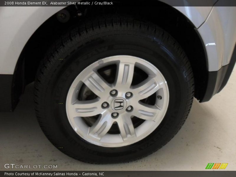 Alabaster Silver Metallic / Gray/Black 2008 Honda Element EX